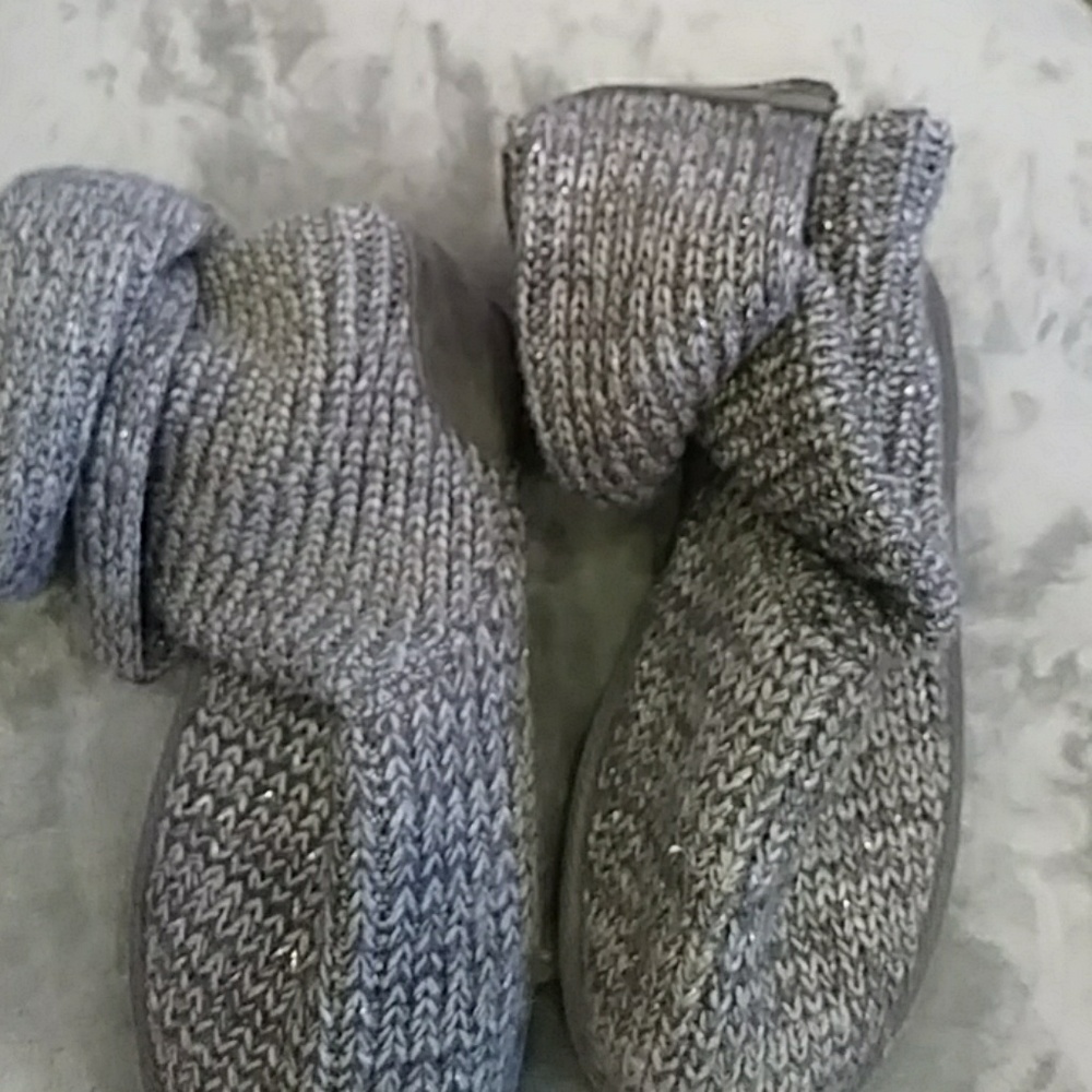 Pair of grey boots